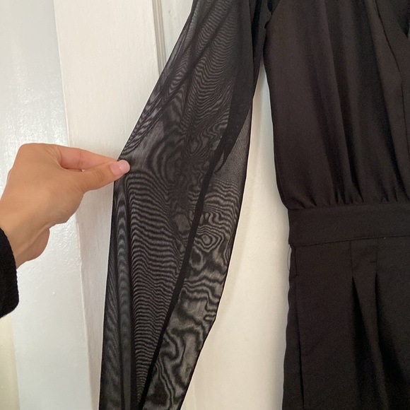 NWOT Poof S Black Romper - Picture 4 of 8